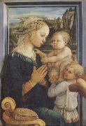 unknow artist The Virgin and Child with Angels France oil painting artist
